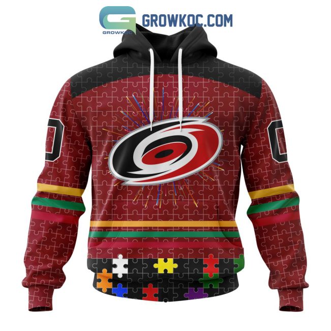 Carolina Hurricanes NHL Special Fearless Against Autism Hoodie T Shirt