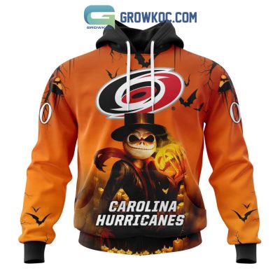 Carolina Hurricanes NHL Special Jack Skellington Halloween Concepts Hoodie T Shirt