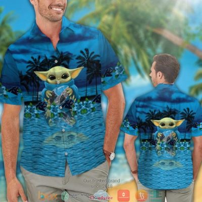 Carolina Panthers Baby Yoda Hawaiian Shirt, Short - Hot Sale 2025