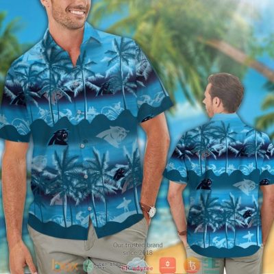 Carolina Panthers Coconut Island Waves Hawaiian Shirt, Short - Hot Sale 2025