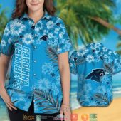 Carolina Panthers Leaf Hibiscus Hawaiian Shirt Short 1 2 768x768 1.jpg - demo10