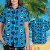 Carolina Panthers Leaf Hibiscus Pattern Hawaiian Shirt Short 1 2 768x768 1.jpg - demo10