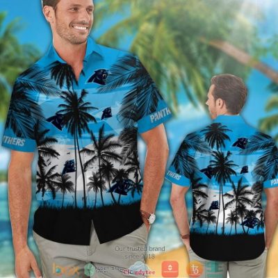 Carolina Panthers Coconut Island Blue Hawaiian Shirt, Short - Hot Sale 2025