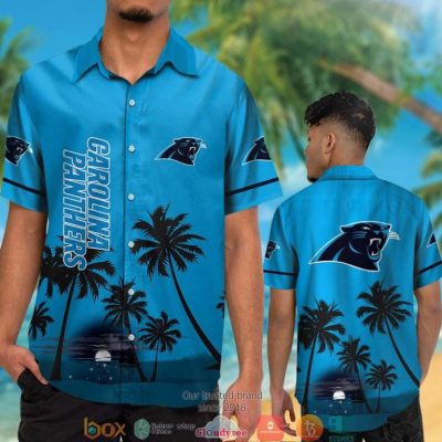 Carolina Panthers Coconut Island Night Moon Hawaiian Shirt, Short - Hot Sale 2025
