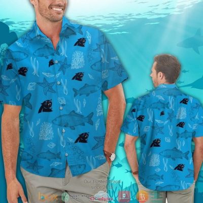 Carolina Panthers Fish Ocean Hawaiian Shirt, Short - Hot Sale 2025