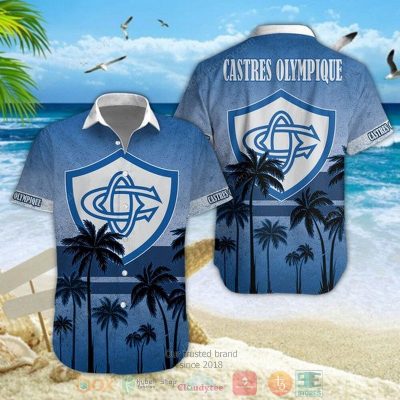 Castres Olympique Palm Tree Hawaiian Shirt, Shorts - Hot Sale 2025