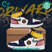 NBA Denver Nuggets Air Jordan 1 Sneakers - soulcals.com
