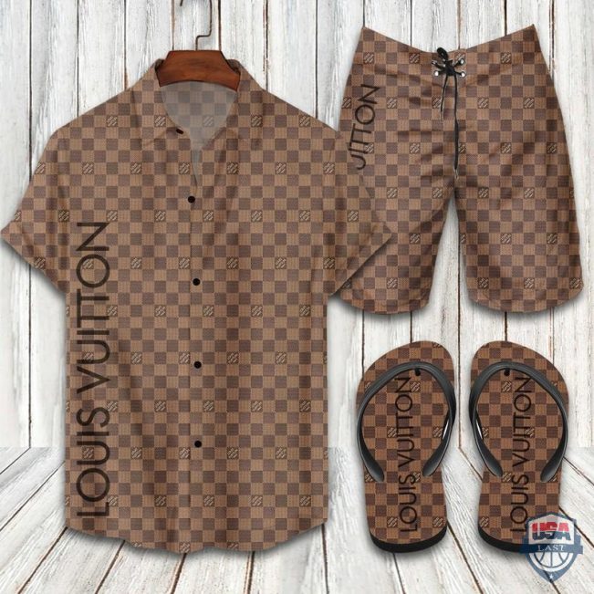 Louis Vuitton Combo Hawaiian Shirt And Short 26 - Hot Sale 2025