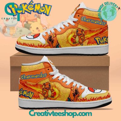 Charmander Pokemon Air Jordan 1 Sneaker - soulcals.com