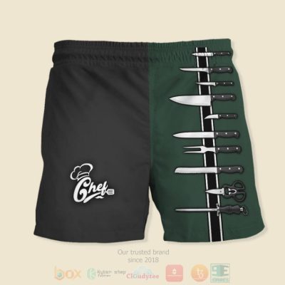 Chef Knife Kit Custom Name Green Hawaiian Shirt, Short - Hot Sale 2025