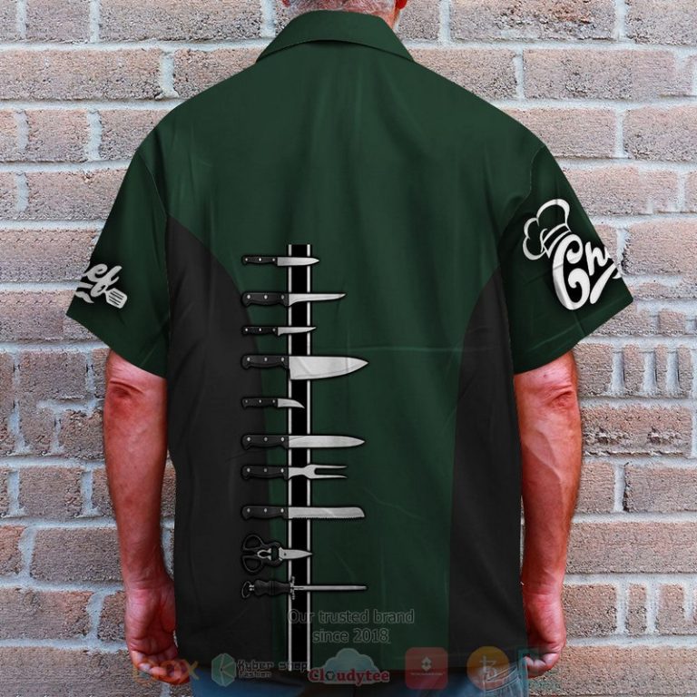 Chef Knife Kit Custom Name Green Hawaiian Shirt, Short - Hot Sale 2025 Chef Knife Kit Custom Name Green Hawaiian Shirt, Short - Hot Sale 2025