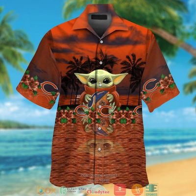 Chicago Bears Baby Yoda Hawaiian Shirt, Short - Hot Sale 2025