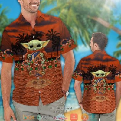 Chicago Bears Baby Yoda Hawaiian Shirt, Short - Hot Sale 2025