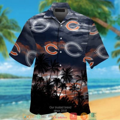 Chicago Bears Coconut Island Sunset Hawaiian Shirt, Short - Hot Sale 2025