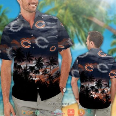 Chicago Bears Coconut Island Sunset Hawaiian Shirt, Short - Hot Sale 2025