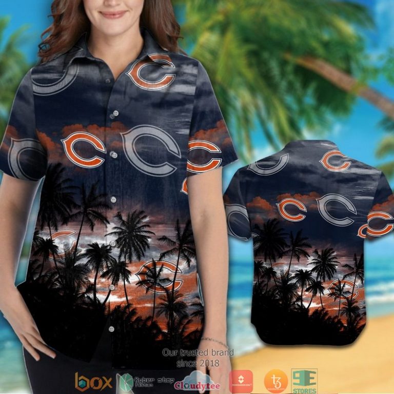 Chicago Bears Coconut Island Sunset Hawaiian Shirt, Short - Hot Sale 2025