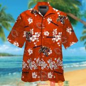 Chicago Bears Hibiscus Orange Hawaiian Shirt Short.jpg - demo10