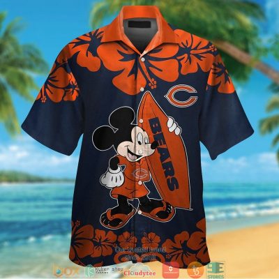 Chicago Bears Mickey Mouse Hawaiian Shirt, Short - Hot Sale 2025