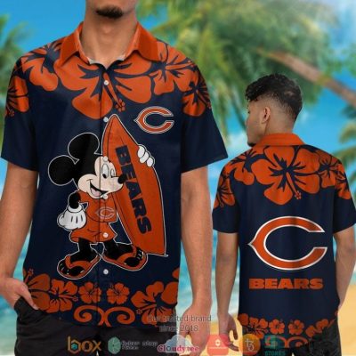 Chicago Bears Mickey Mouse Hawaiian Shirt, Short - Hot Sale 2025