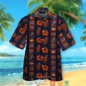 Chicago Bears Square Pattern Hawaiian Shirt Short.jpg - demo10