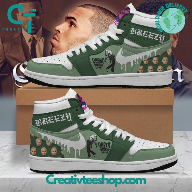 Chris Brown Breezy Air Jordan 1 Sneaker - soulcals.com