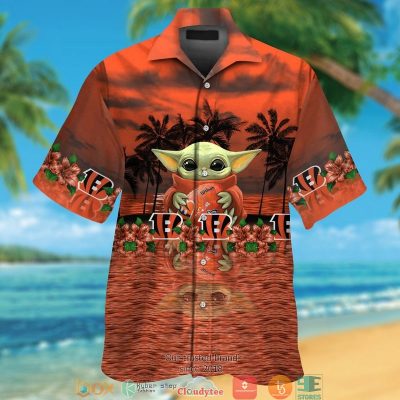 Cincinnati Bengals Baby Yoda Hawaiian Shirt, Short - Hot Sale 2025