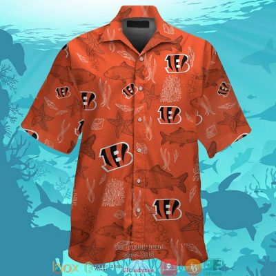 Cincinnati Bengals Fish Ocean Hawaiian Shirt, Short - Hot Sale 2025
