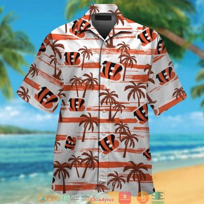 Cincinnati Bengals Orange Coconut White Hawaiian Shirt, Short - Hot Sale 2025