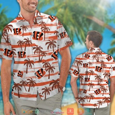 Cincinnati Bengals Orange Coconut White Hawaiian Shirt, Short - Hot Sale 2025