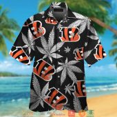 Cincinnati Bengals Cannabis Black Hawaiian Shirt Short.jpg - demo10