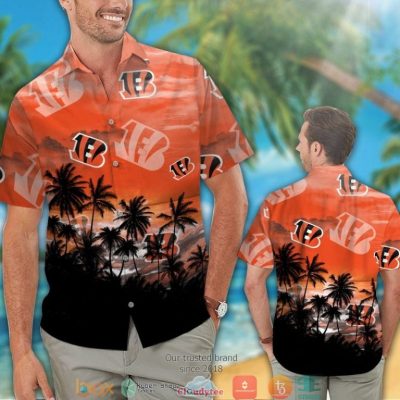 Cincinnati Bengals Coconut Island Orange Hawaiian Shirt, Short - Hot Sale 2025