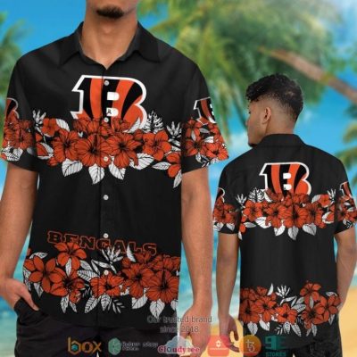 Cincinnati Bengals Hibiscus Flower Line Hawaiian Shirt, Short - Hot Sale 2025