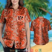 Cincinnati Bengals Hibiscus Flower Orange Pattern Hawaiian Shirt Short 1 2 768x768 1.jpg - demo10