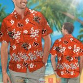 Cincinnati Bengals Hibiscus Pattern Orange Hawaiian Shirt Short 1 768x768 1.jpg - demo10