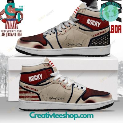 Rocky Balboa Air Jordan 1 Sneaker - soulcals.com