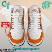 Clemson Tigers Football Custom Name Air Jordan 1 Sneaker - demo10