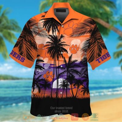 Clemson Tigers Tropical Hawaiian Shirt And Shorts - Hot Sale 2025