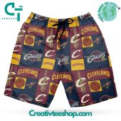 Cleveland Cavaliers Crowned Court Hawaiian Set - demo10