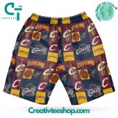 Cleveland Cavaliers Crowned Court Hawaiian Set - demo10