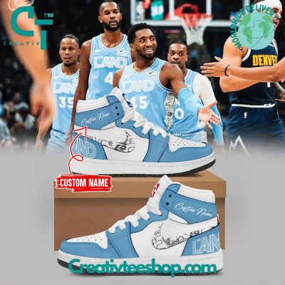 Cleveland Cavaliers Gallery Blue Blake Special Edition Air Jordan 1 Sneaker - soulcals.com