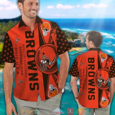 Cleveland Browns Coconut King Of Football Hawaiian Shirt, Short - Hot Sale 2025