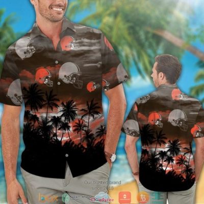 Cleveland Browns Coconut Island Dark Hawaiian Shirt, Short - Hot Sale 2025