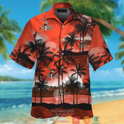 Cleveland Browns Coconut Island Ocean Hawaiian Shirt, Short - Hot Sale 2025
