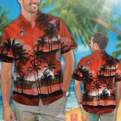 Cleveland Browns Coconut Island Ocean Hawaiian Shirt, Short - Hot Sale 2025