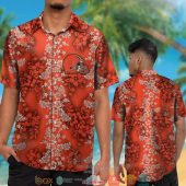 Cleveland Browns Hibiscus Flower Pattern Orange Hawaiian Shirt Short 1 768x768 1.jpg - demo10
