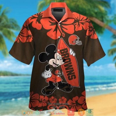 Cleveland Browns Mickey Mouse Hawaiian Shirt, Short - Hot Sale 2025
