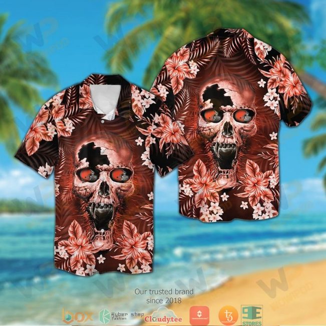 Cleveland Browns Skull 3D Illusion Hawaiian Shirt, Short - Hot Sale 2025