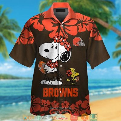 Cleveland Browns Snoopy Hawaiian Shirt, Short - Hot Sale 2025