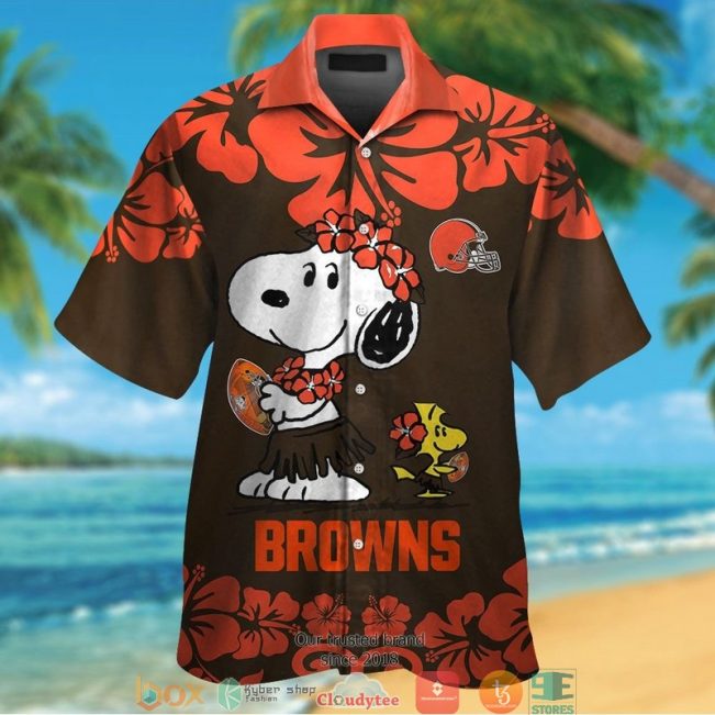 Cleveland Browns Snoopy Hawaiian Shirt, Short - Hot Sale 2025