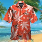 Cleveland Browns Cannabis Orange Hawaiian Shirt Short.jpg - demo10